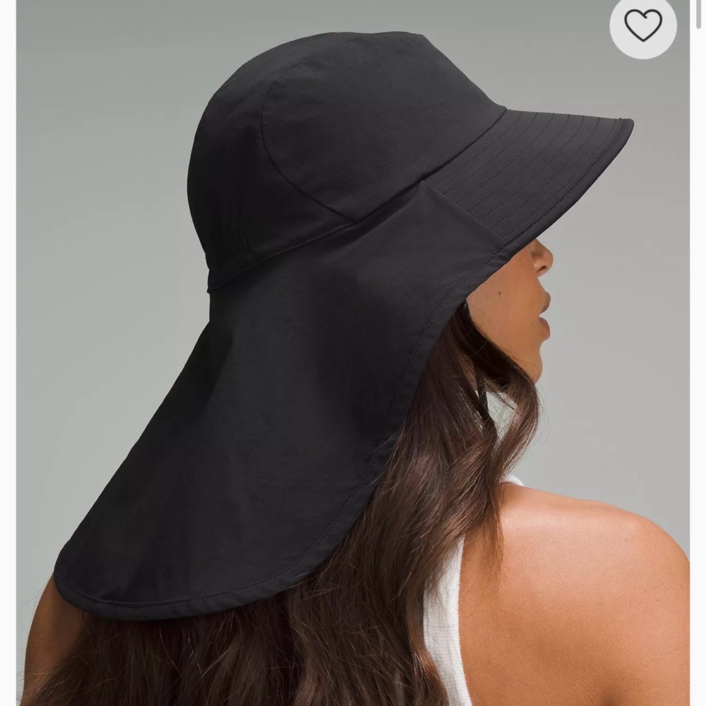 New Lululemon ALL SPORT WIDE BRIM HAT Black